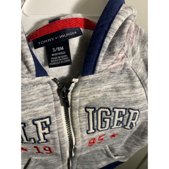Gray Hilfiger Sweatsuit 3/6 Months - Picture 5 of 5